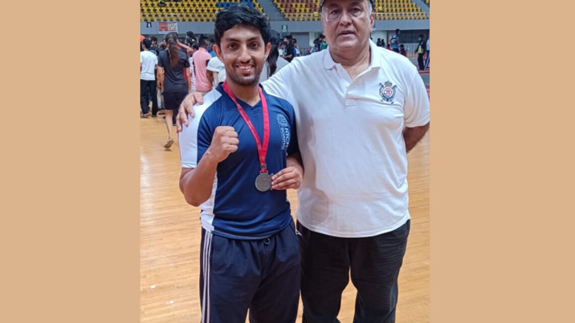 Shyamantak Ganguly – Won 2nd place in National Kickboxing Championship, 2021, Goa