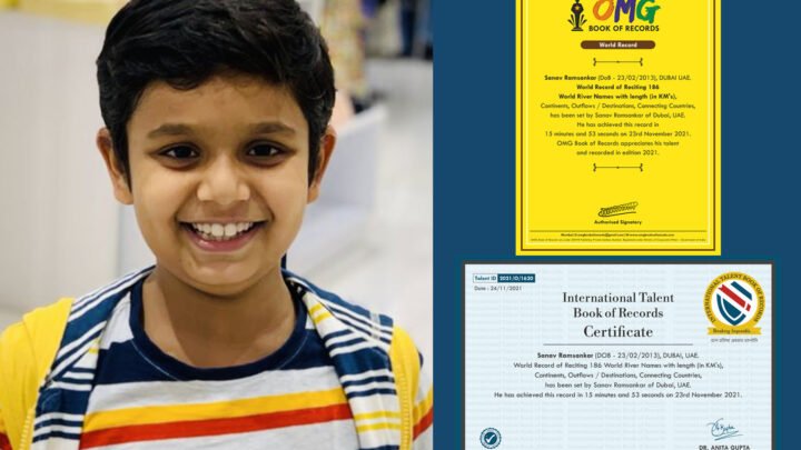 Sanav Ramsankar, 8-year-old Indian creates World Record