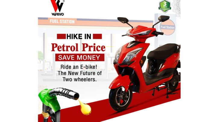 A hike in petrol prices. Save money by riding an e-bike! The new future of two-wheelers