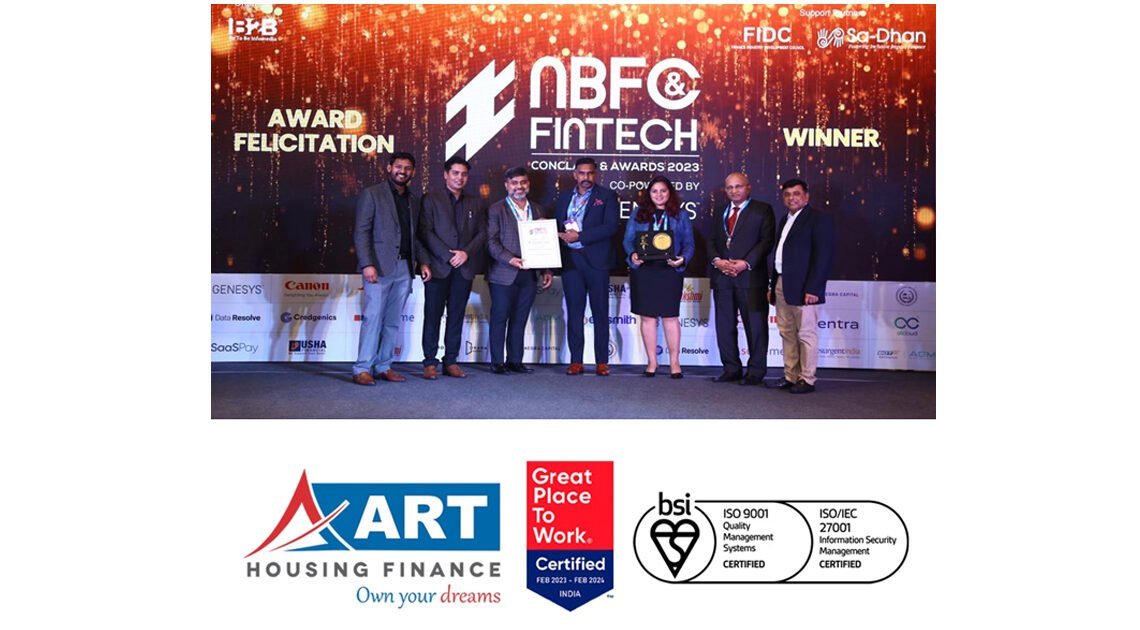 ART Housing Finance Wins Three Prestigious Awards