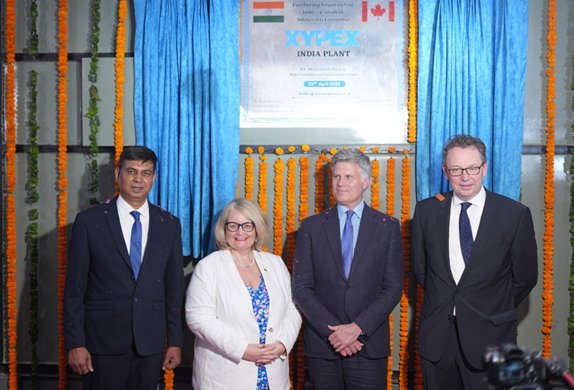 Xypex announces the launch of its first production plant in India