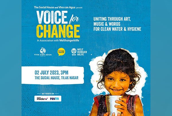 THE SOCIAL HOUSE collaborated with German NGOs ‘Viva con Agua’ and ‘Welthungerhilfe’ for Voice for Change