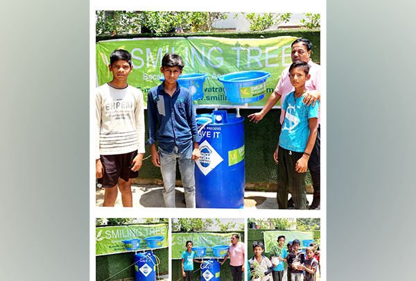 World Environment Day Smiling Tree promotes Water Conservation by displaying a demo model for water harvesting