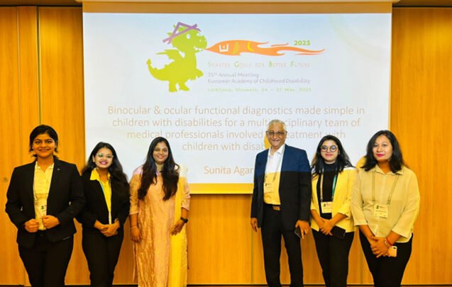 Indian Optometrist Sunita Agarwal’s Historic Scientific Instructional Course at the recently held European Academy of Childhood Disability Conference