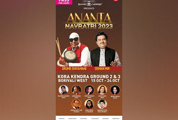 ANANTA Navratri 2023: A Grand Celebration with Osman Mir & Shivamani