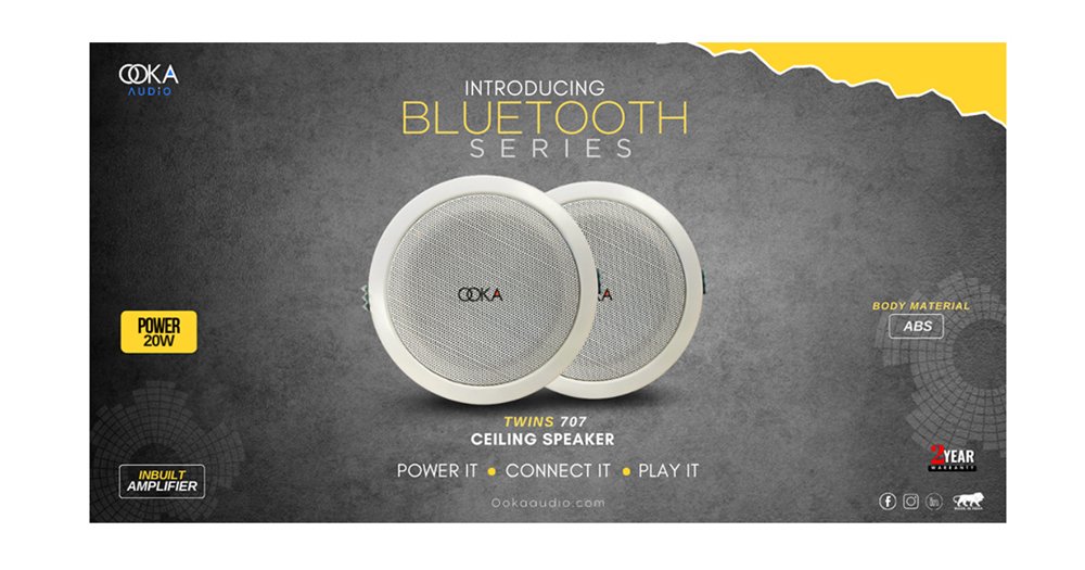 Ooka Audio Unveils a Breakthrough in Sound Technology with Wireless Ceiling Bluetooth Speakers