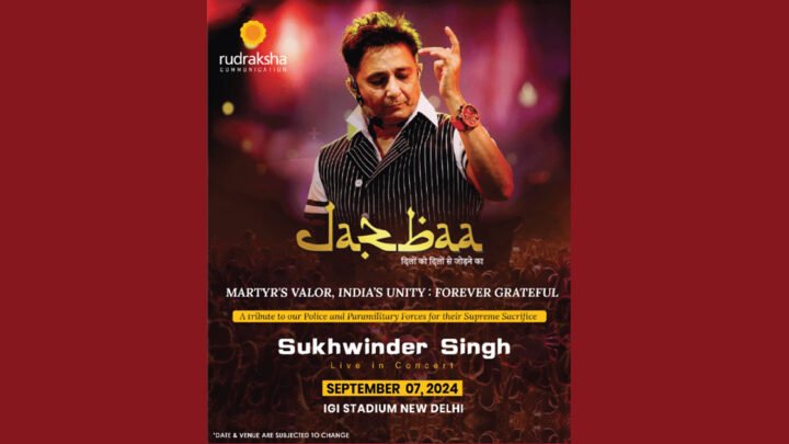 Rockstar Sukhwinder’s Live Concert Jazbaa “दिलो को दिलो से जोड़ने का”on September 7th, 2024 at  KD Jadhav Hall, Indira Gandhi Stadium in Delhi