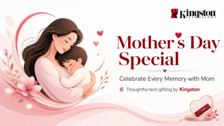 For Every Memory She Holds Dear: Kingston Technology Curates Thoughtful Tech Gifts for Mother’s Day