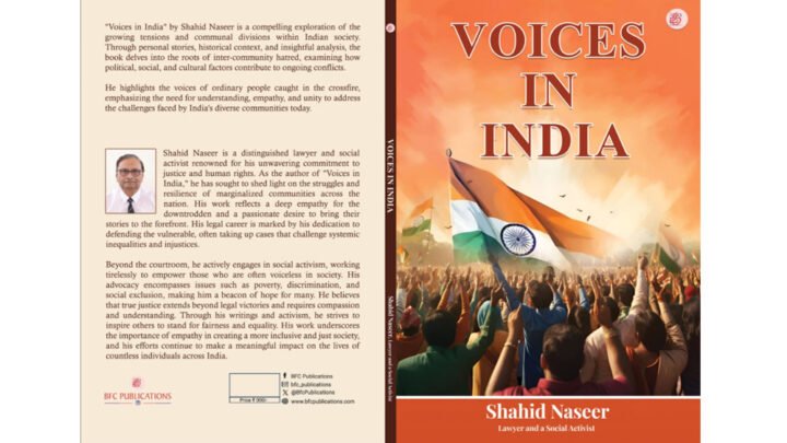 Advocate Shahid Naseer Emerges as a Strong Voice for Justice, Social Reform, and Communal Harmony Through His Work and Literary Contributions